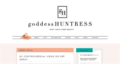 Desktop Screenshot of goddesshuntress.com